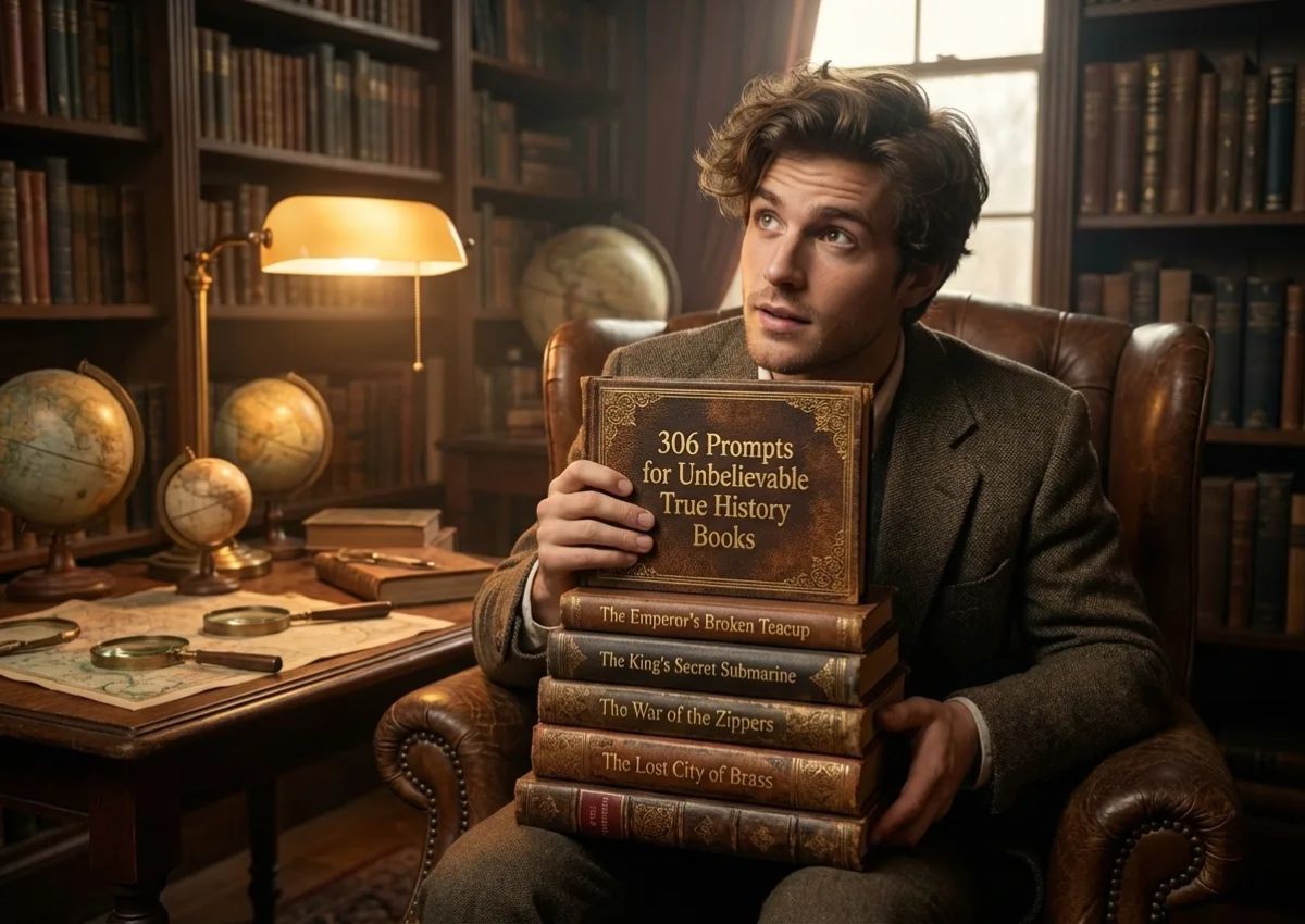 306 Prompts for Unbelievable True History Books
