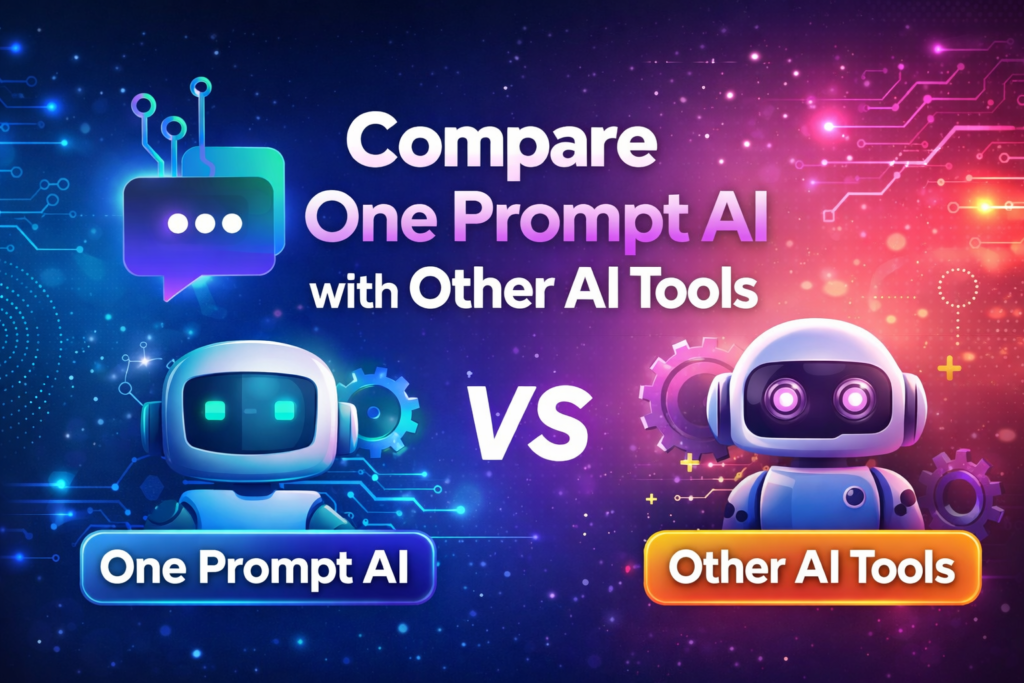 Compare One Prompt AI with Other 