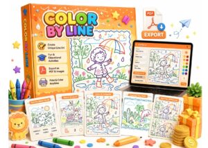 AI Color By Line Generator System
