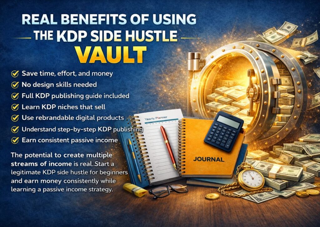 Real Benefits of Using KDP Side Hustle Vault
