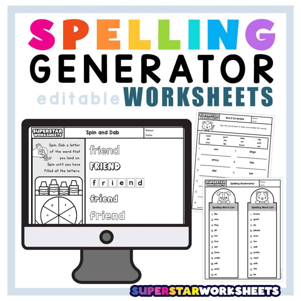 Spelling Quiz Generator