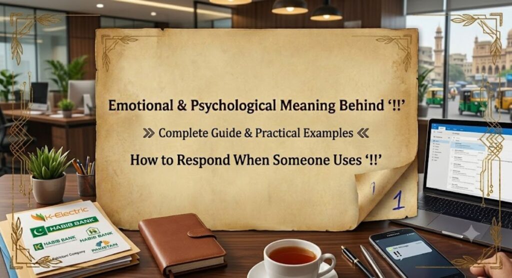 How to Respond When Someone Uses "!!"