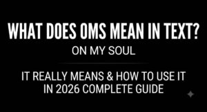 OMS Mean in Text