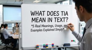 TIA Mean in Text
