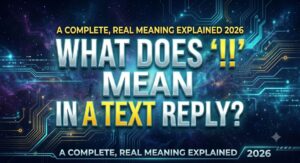 What Does "!!" Mean in a Text Reply