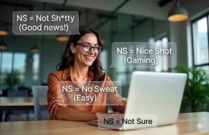 What Does NS Mean in Text