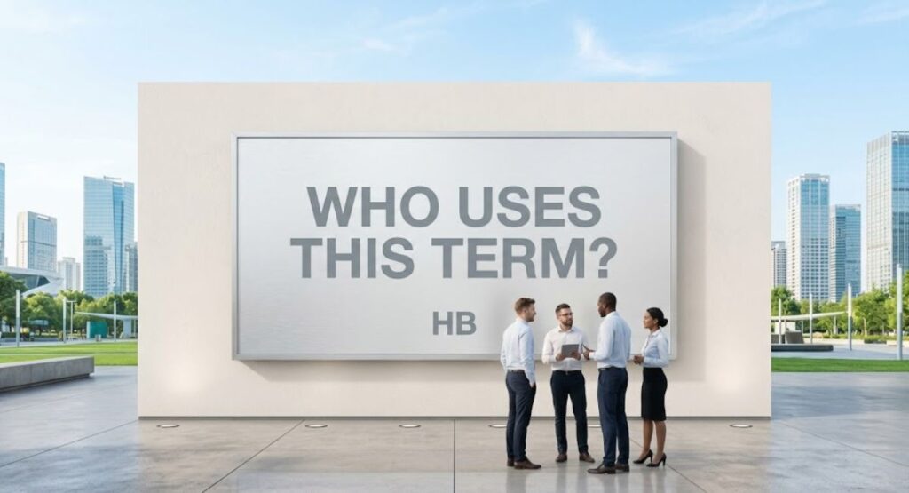 Who Uses This Term