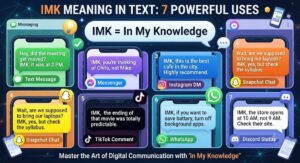 IMK Meaning in Text