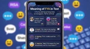 Meaning of FYA in Text
