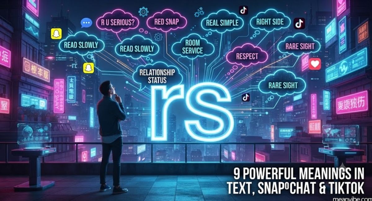RS Meaning in Text